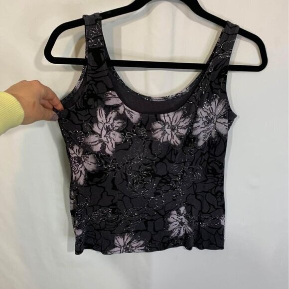 WOMAN’S two piece tank/jacket. Size medium. Formal. Pale purple/charcoal. Should - Picture 9 of 11